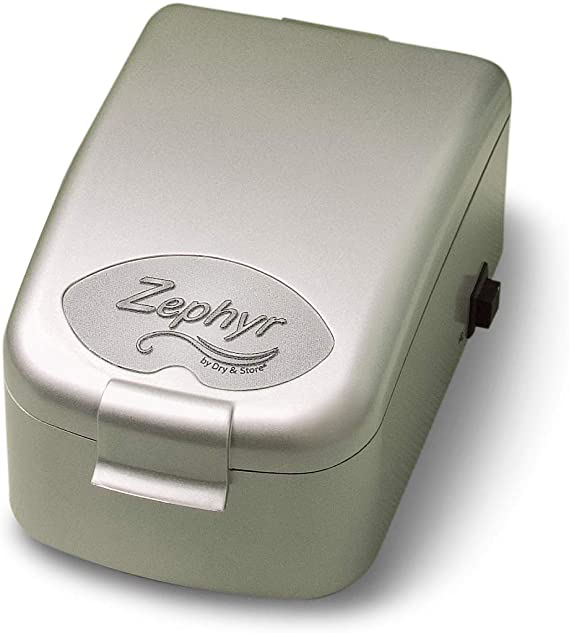 Zephyr by Dry & Store Hearing Instrument Dryer/Dehumidifier | for Care and Maintenance of Hearing Aids | Cochlear Processors | in-Ear Monitors