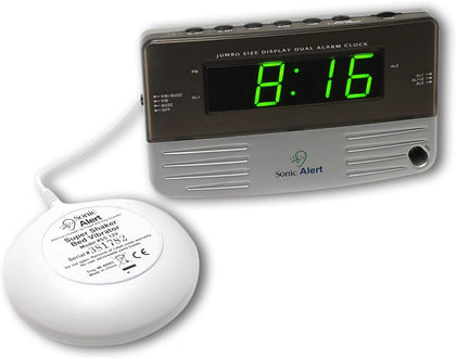 Sonic Alert Sonic Boom SB200ss Vibrating Travel Alarm Clock