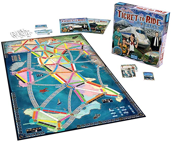 Ticket to Ride: Japan and Italy Map Collection